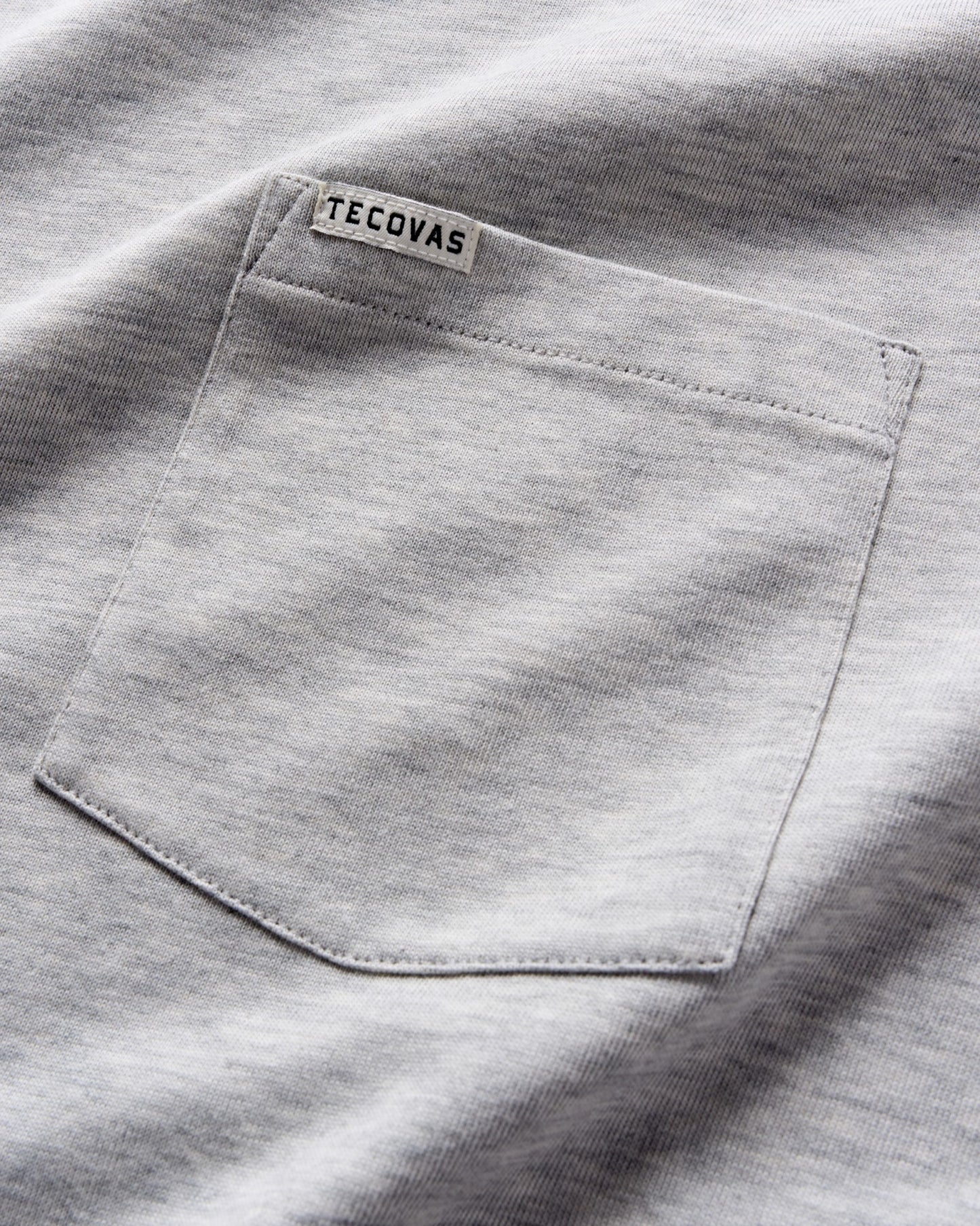 Men's Long Sleeve Standard Issue Heather Pocket Tee | Tecovas Men