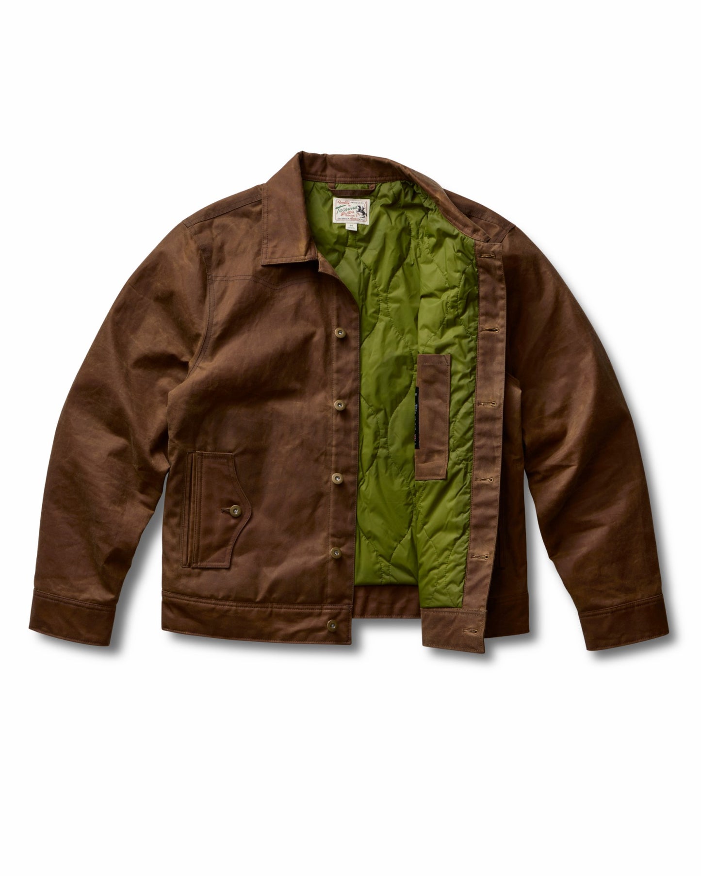 Men's Buckaroo Waxed Canvas Trucker Jacket | Tecovas Men