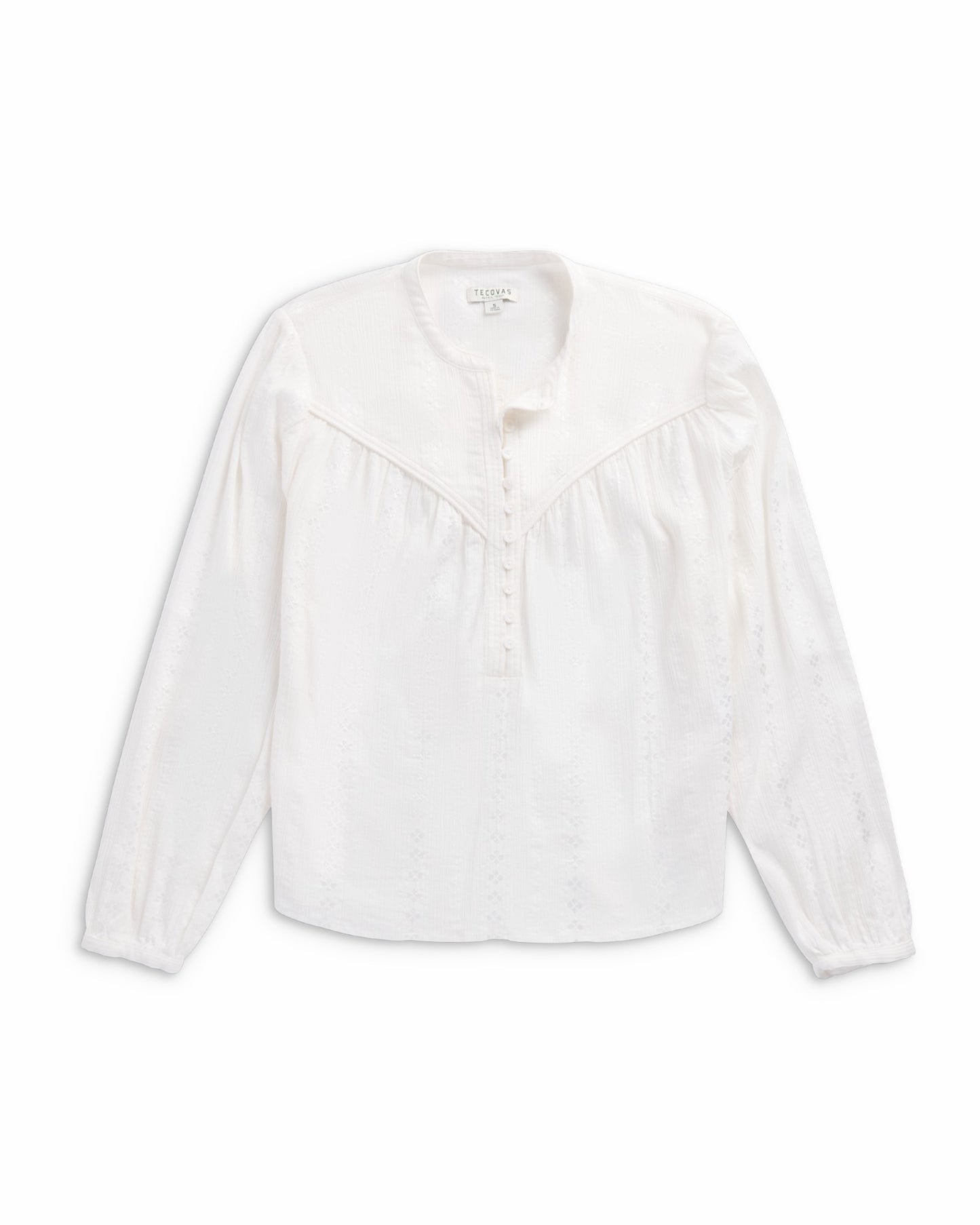 Women's Long Sleeve Woven Blouse | Tecovas Women