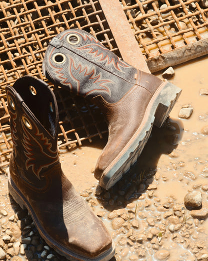 LongHaul Waterproof Square Composite Toe Work Boot | Tecovas Men