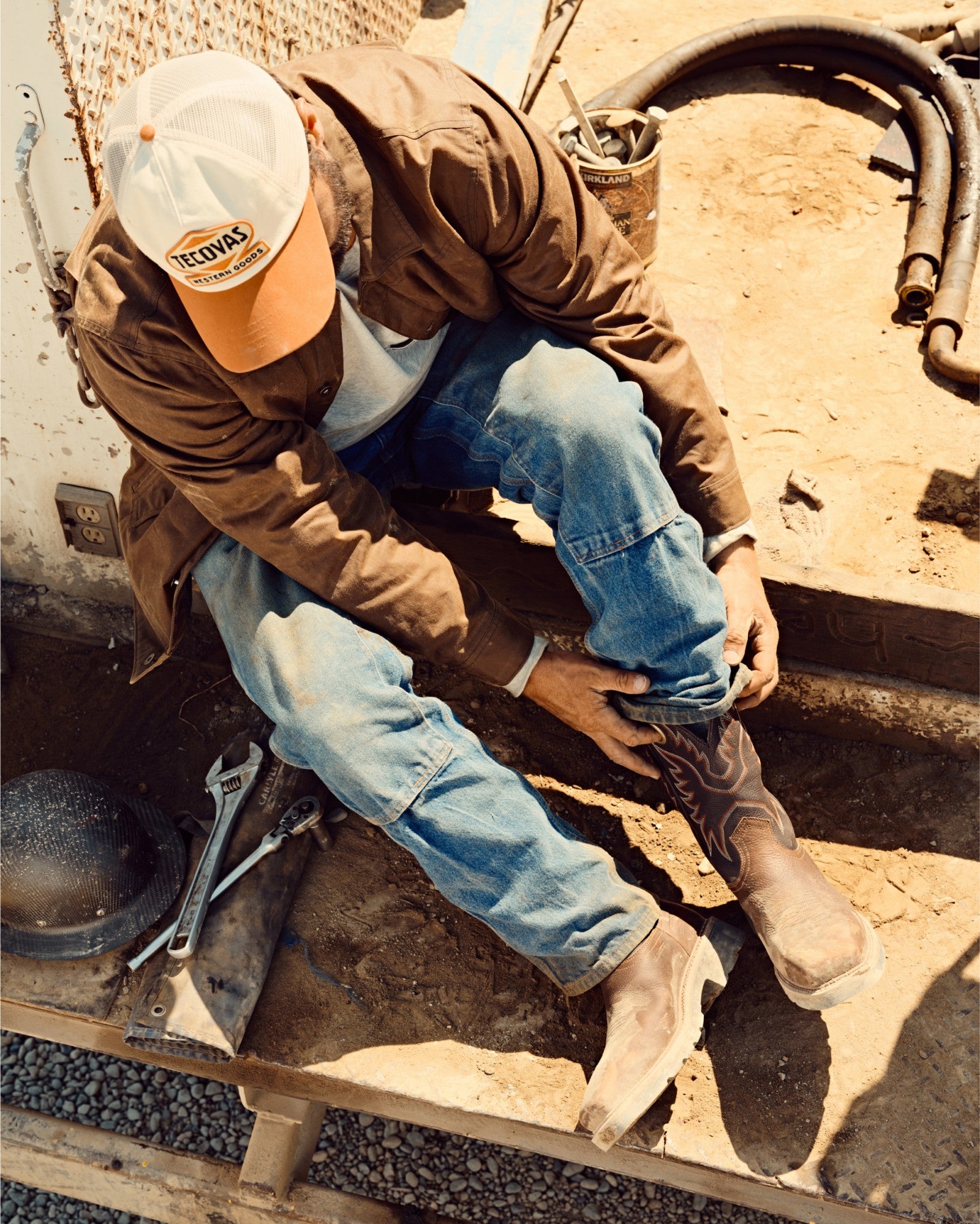 LongHaul Waterproof Square Composite Toe Work Boot | Tecovas Men