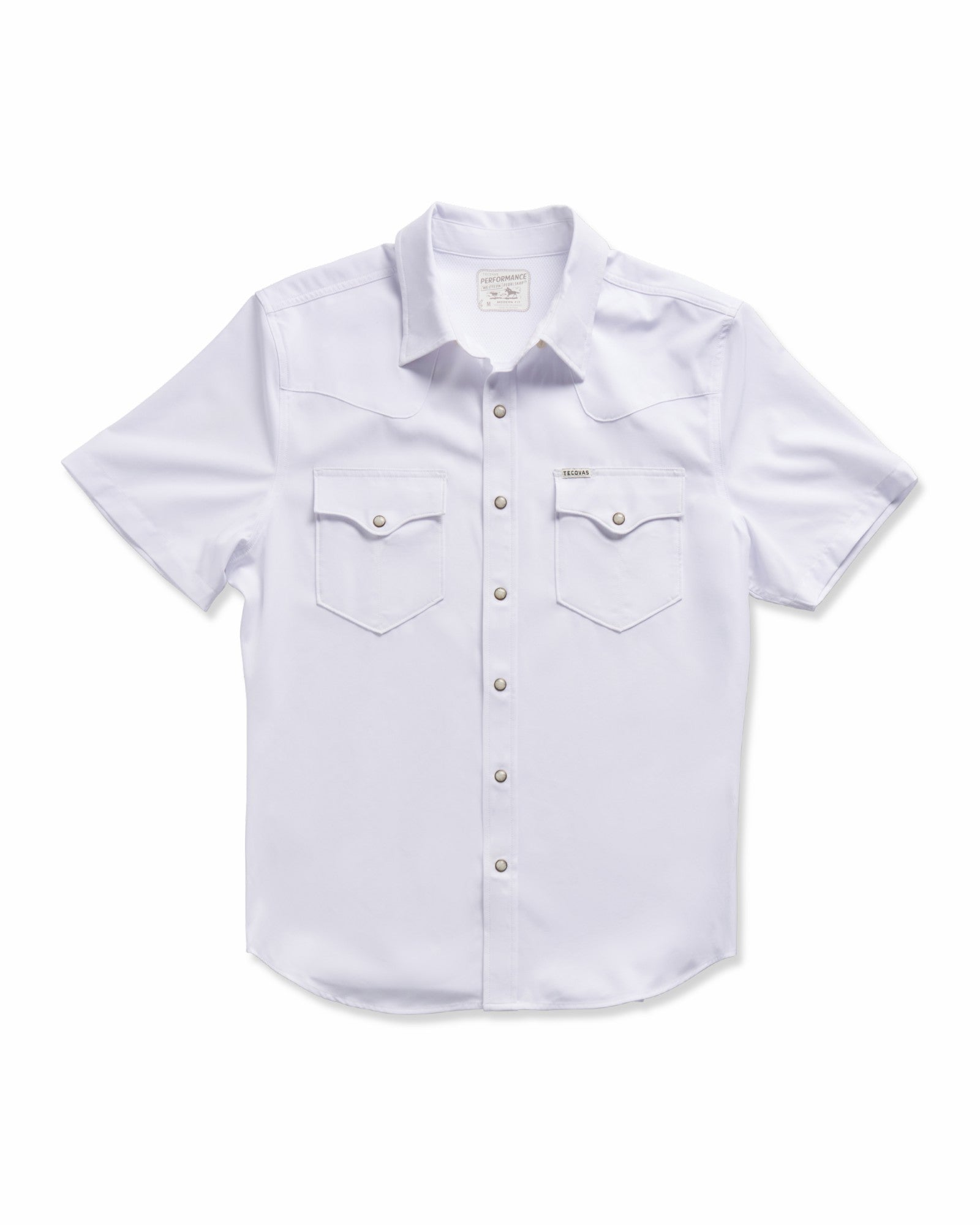 Men's Performance Western Short Sleeve Pearl Snap | Tecovas Men