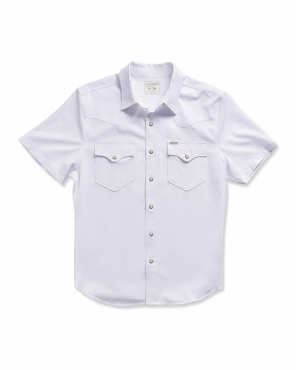 Men's Performance Western Short Sleeve Pearl Snap | Tecovas Men
