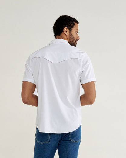 Men's Performance Western Short Sleeve Pearl Snap | Tecovas Men