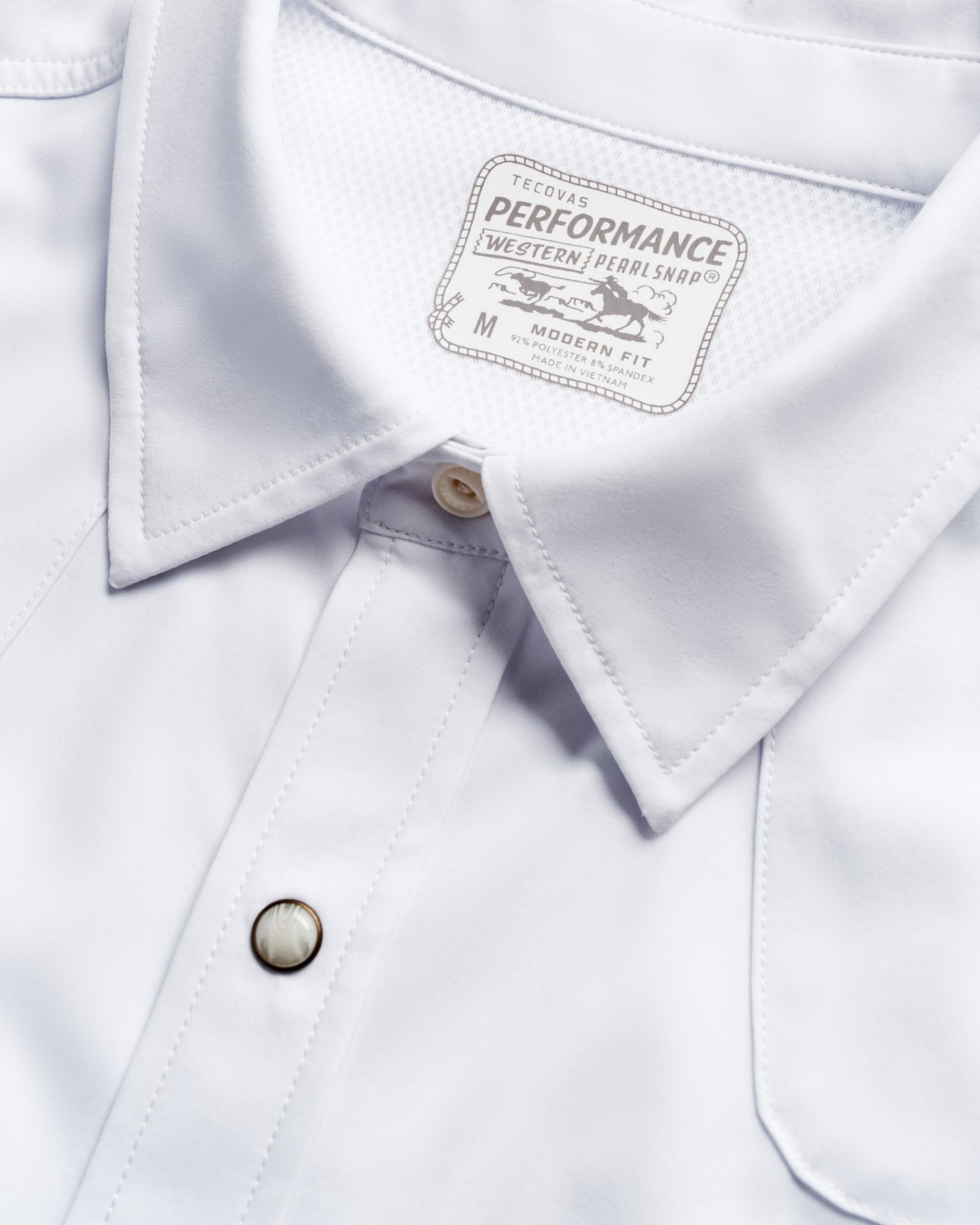 Men's Performance Western Short Sleeve Pearl Snap | Tecovas Men