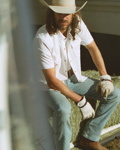 Men's Performance Western Short Sleeve Pearl Snap | Tecovas Men