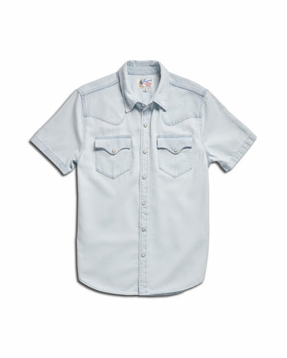 Men's Denim Short Sleeve Pearl Snap | Tecovas Men