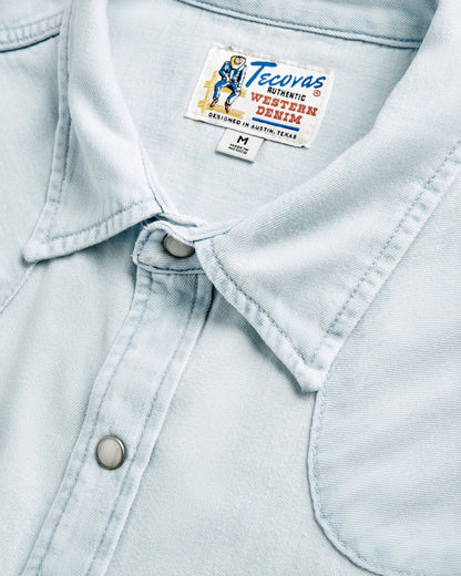 Men's Denim Short Sleeve Pearl Snap | Tecovas Men