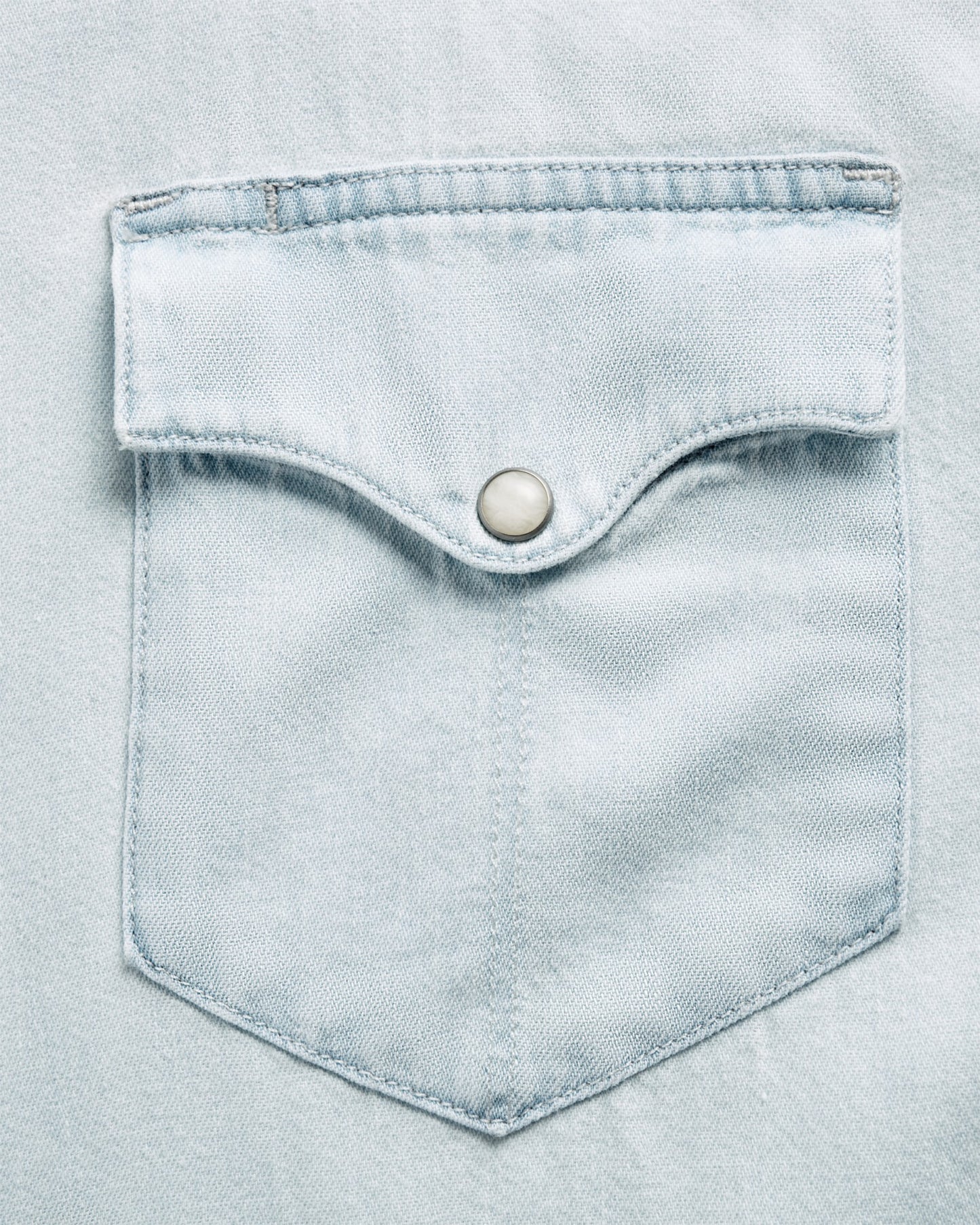 Men's Denim Short Sleeve Pearl Snap | Tecovas Men