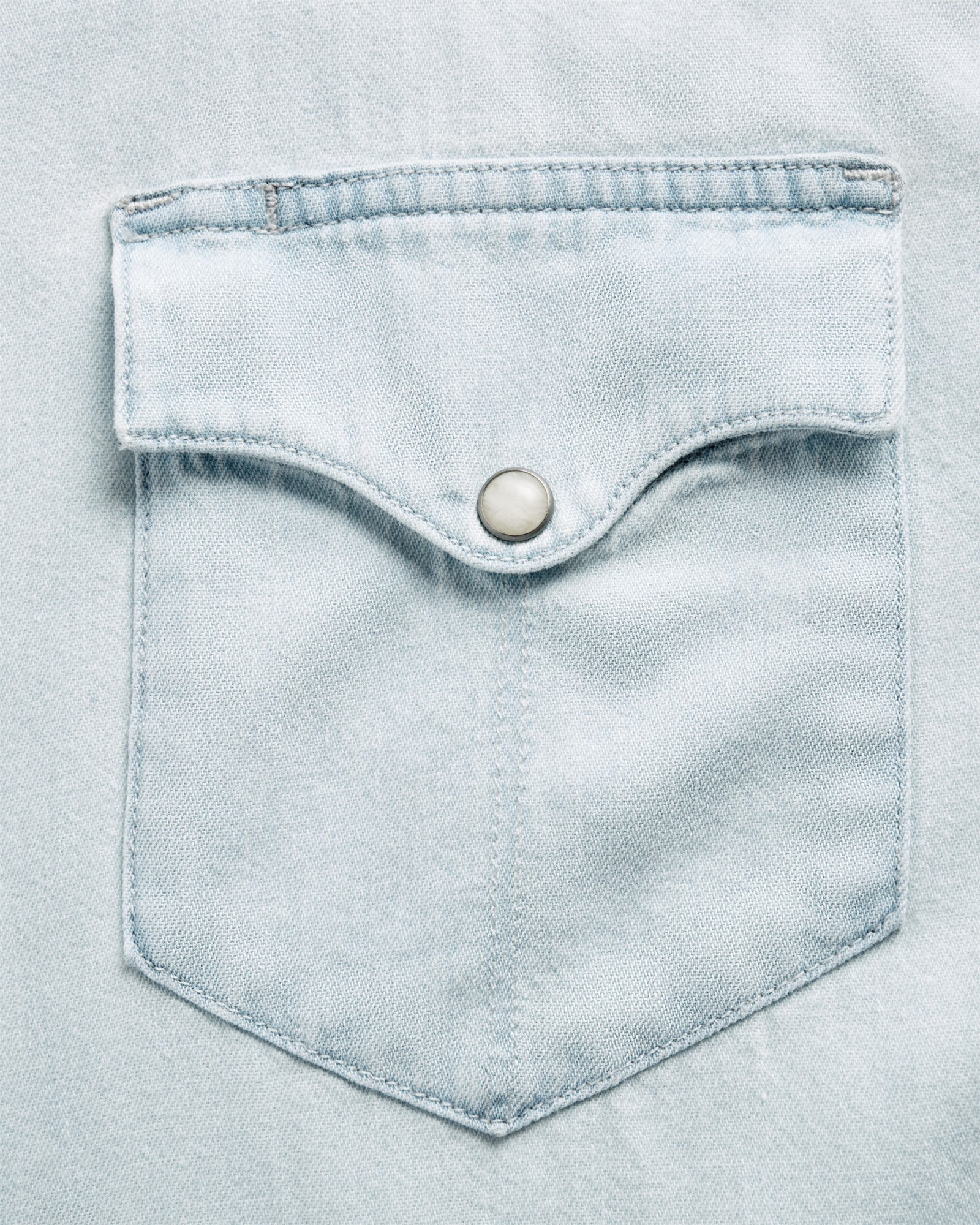 Men's Denim Short Sleeve Pearl Snap | Tecovas Men