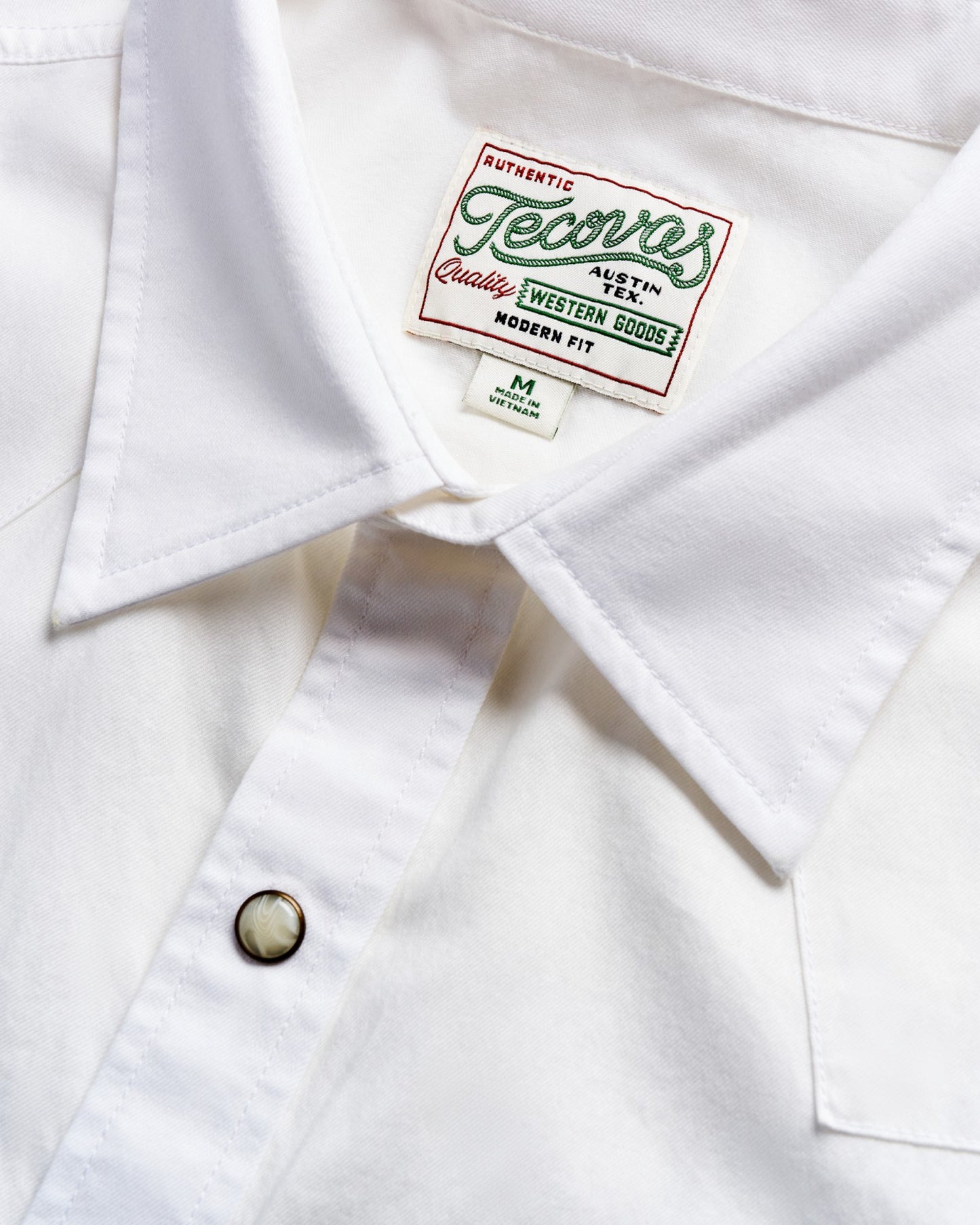 Men's Vintage Weight Short Sleeve Pearl Snap | Tecovas Men