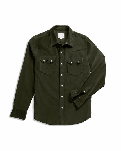 Men's Texas Weight Corduroy Pearl Snap | Tecovas Men