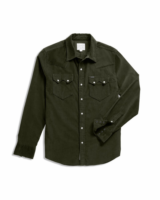 Men's Texas Weight Corduroy Pearl Snap | Tecovas Men