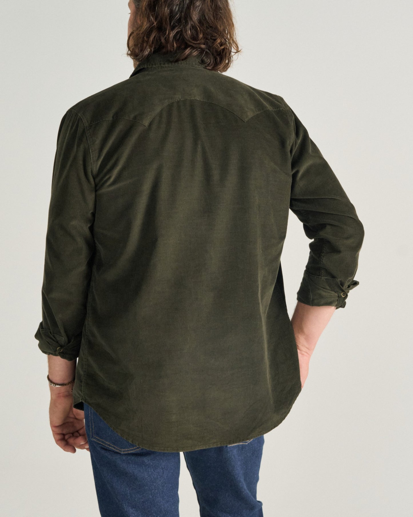 Men's Texas Weight Corduroy Pearl Snap | Tecovas Men
