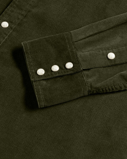 Men's Texas Weight Corduroy Pearl Snap | Tecovas Men