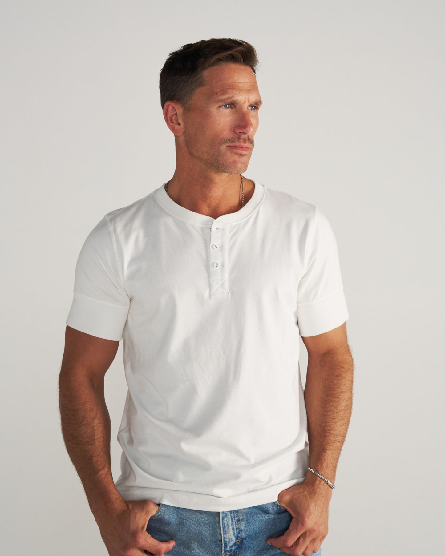 Men's Standard Issue Henley | Tecovas Men