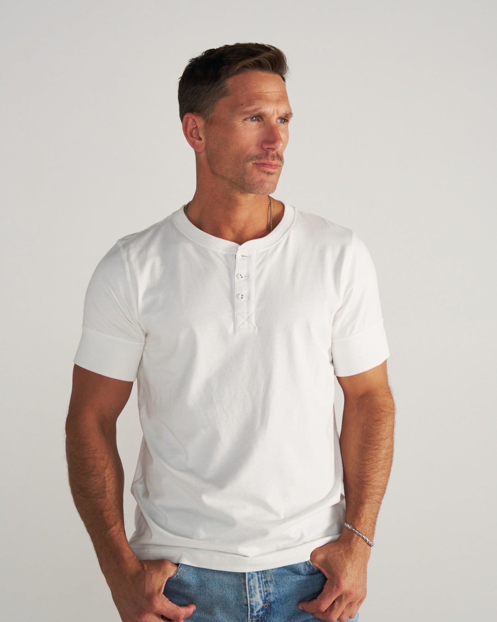 Men's Standard Issue Henley | Tecovas Men