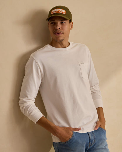 Men's Standard Issue Pocket Tee Long Sleeve | Tecovas Men