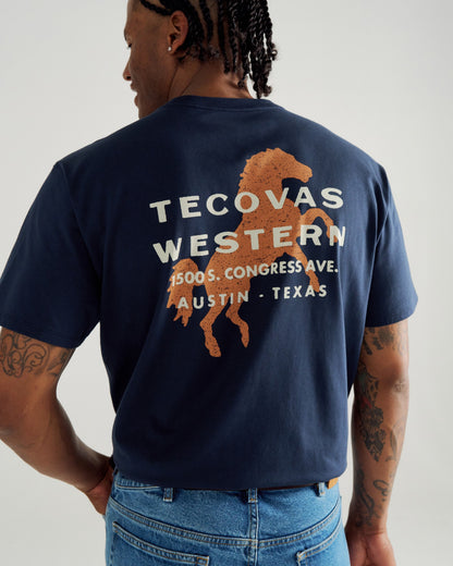 Men's Western Horseman Pocket T-Shirt | Tecovas Men