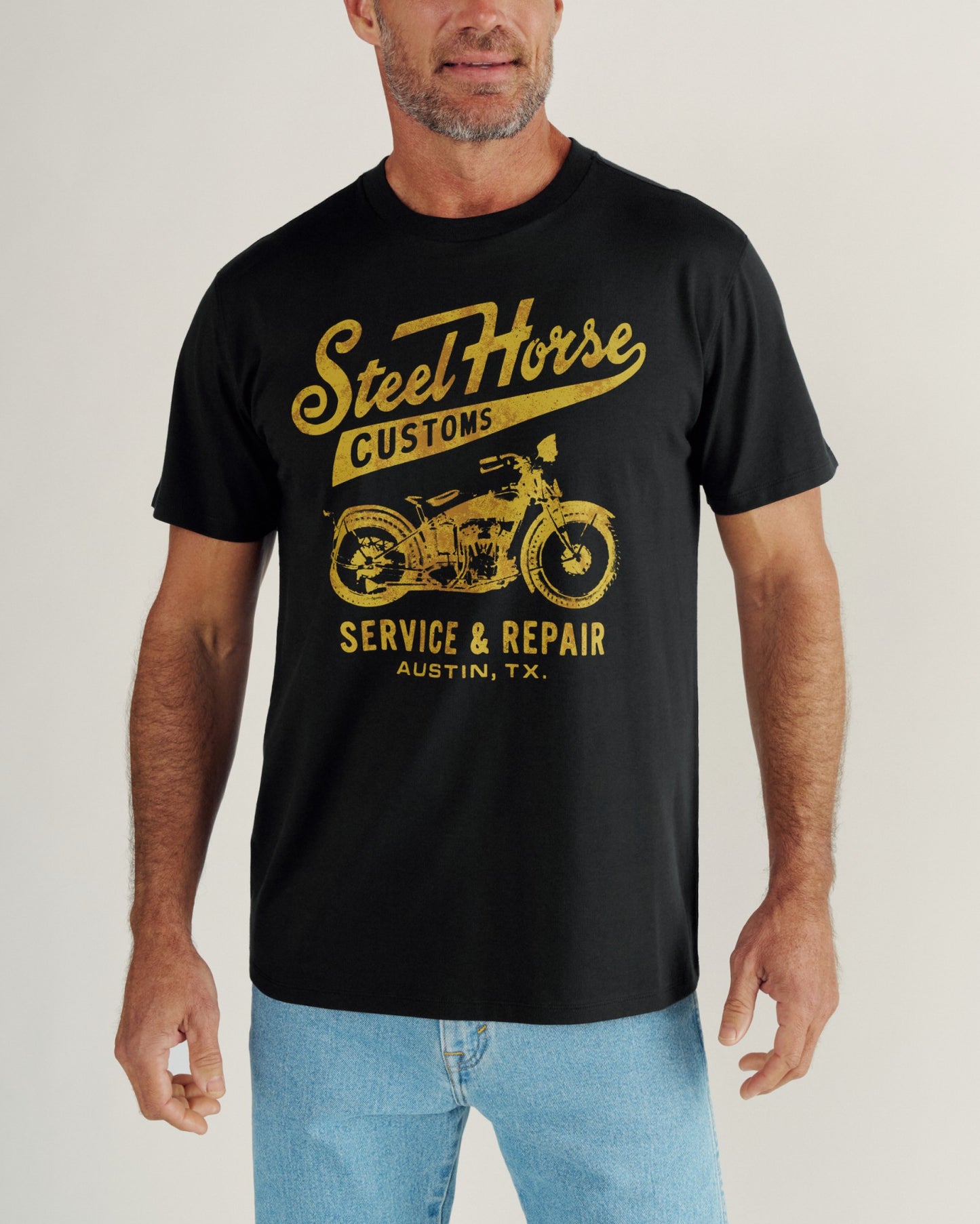 Men's Steel Horse T-Shirt | Tecovas Men