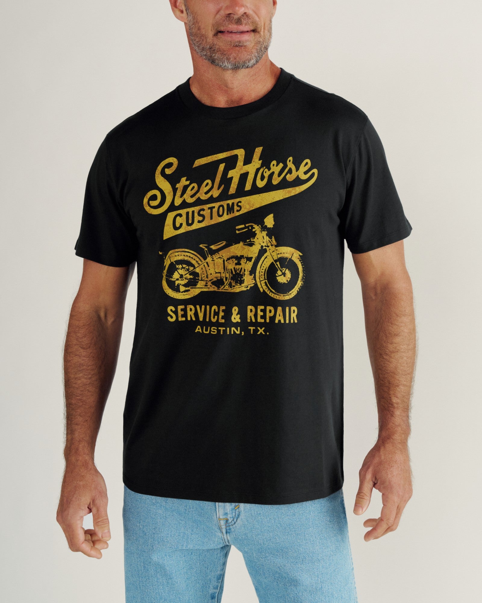 Men's Steel Horse T-Shirt | Tecovas Men