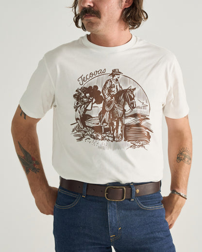 Men's Sketchbook Cowboy T-Shirt | Tecovas Men