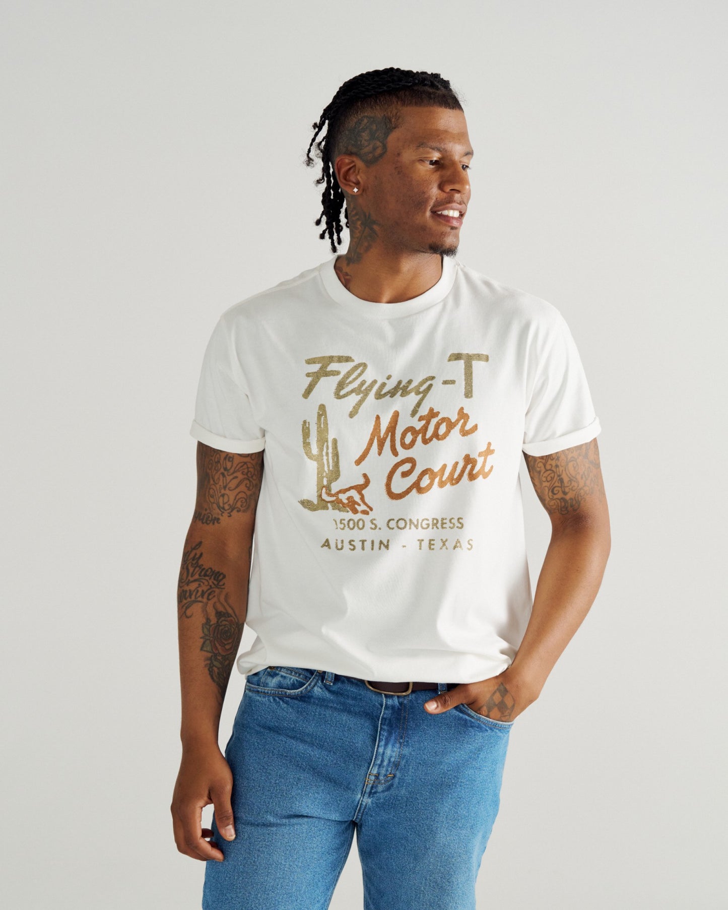 Men's Motor Court T-Shirt | Tecovas Men