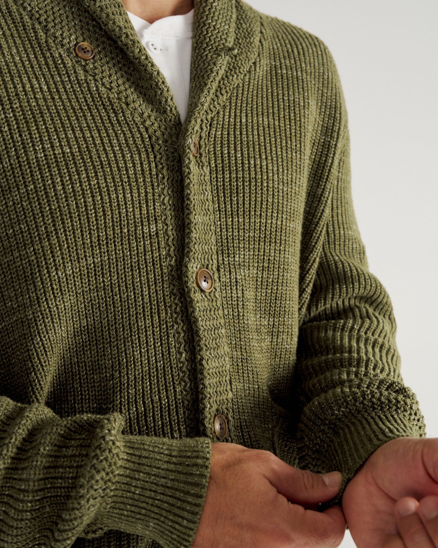 Men's Shawl Collar Cardigan Sweater | Tecovas Men