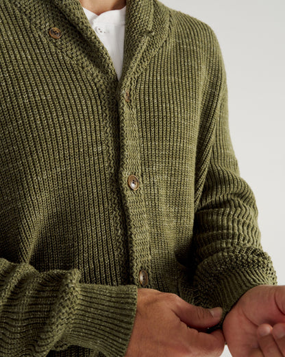 Men's Shawl Collar Cardigan Sweater | Tecovas Men