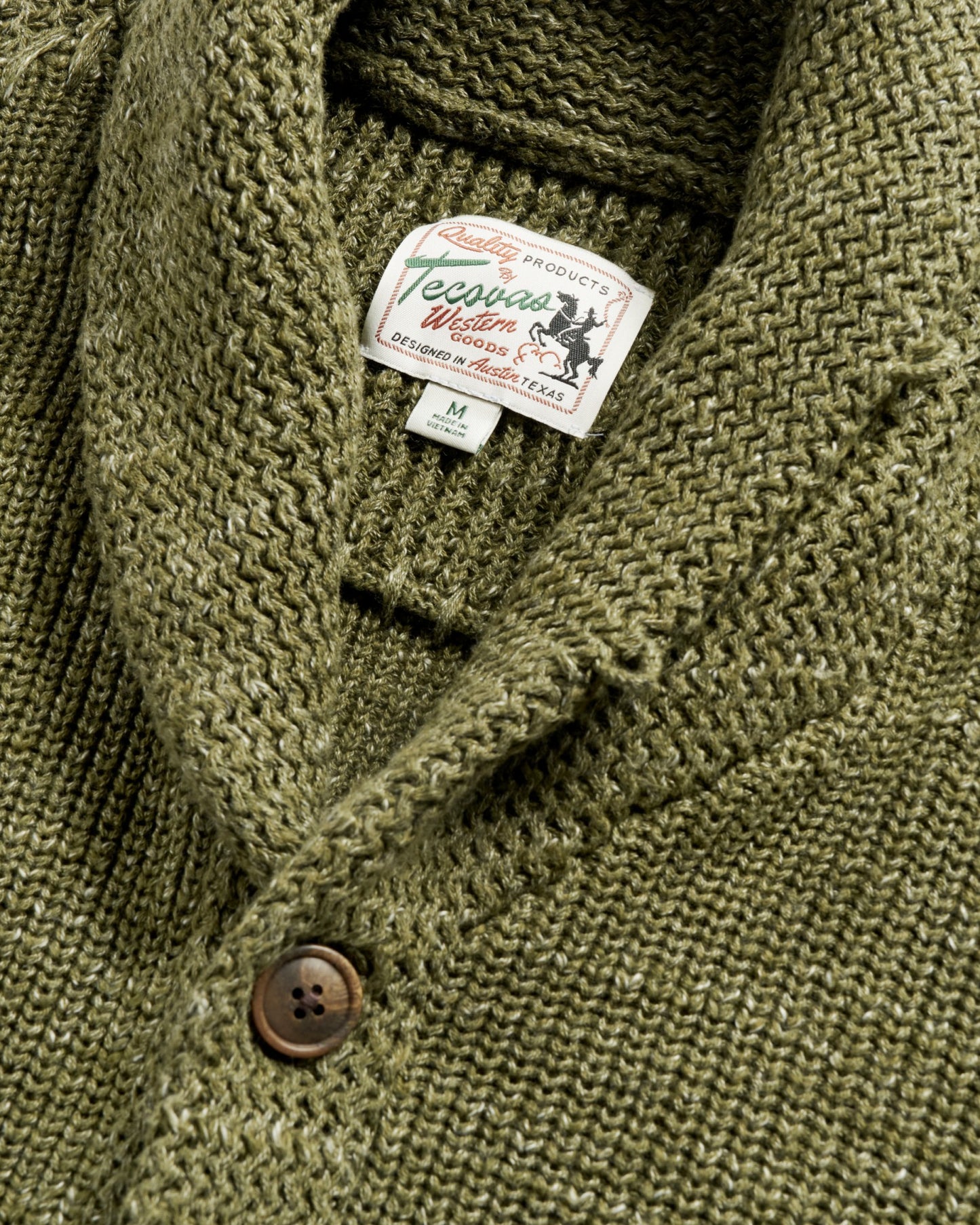 Men's Shawl Collar Cardigan Sweater | Tecovas Men