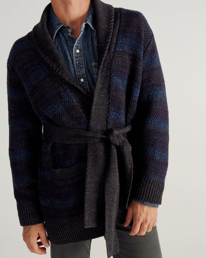 Men's Shawl Collar Wrap Sweater | Tecovas Men