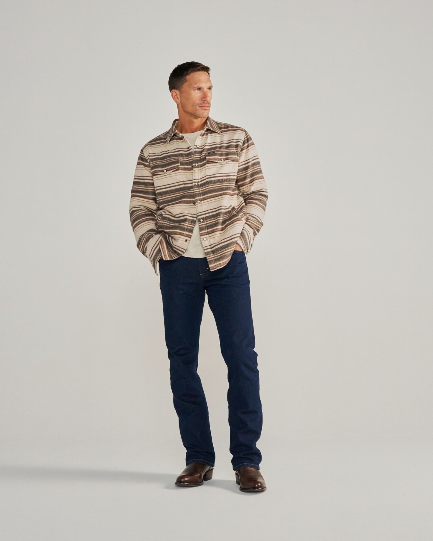 Men's Blanket CPO Shacket | Tecovas Men