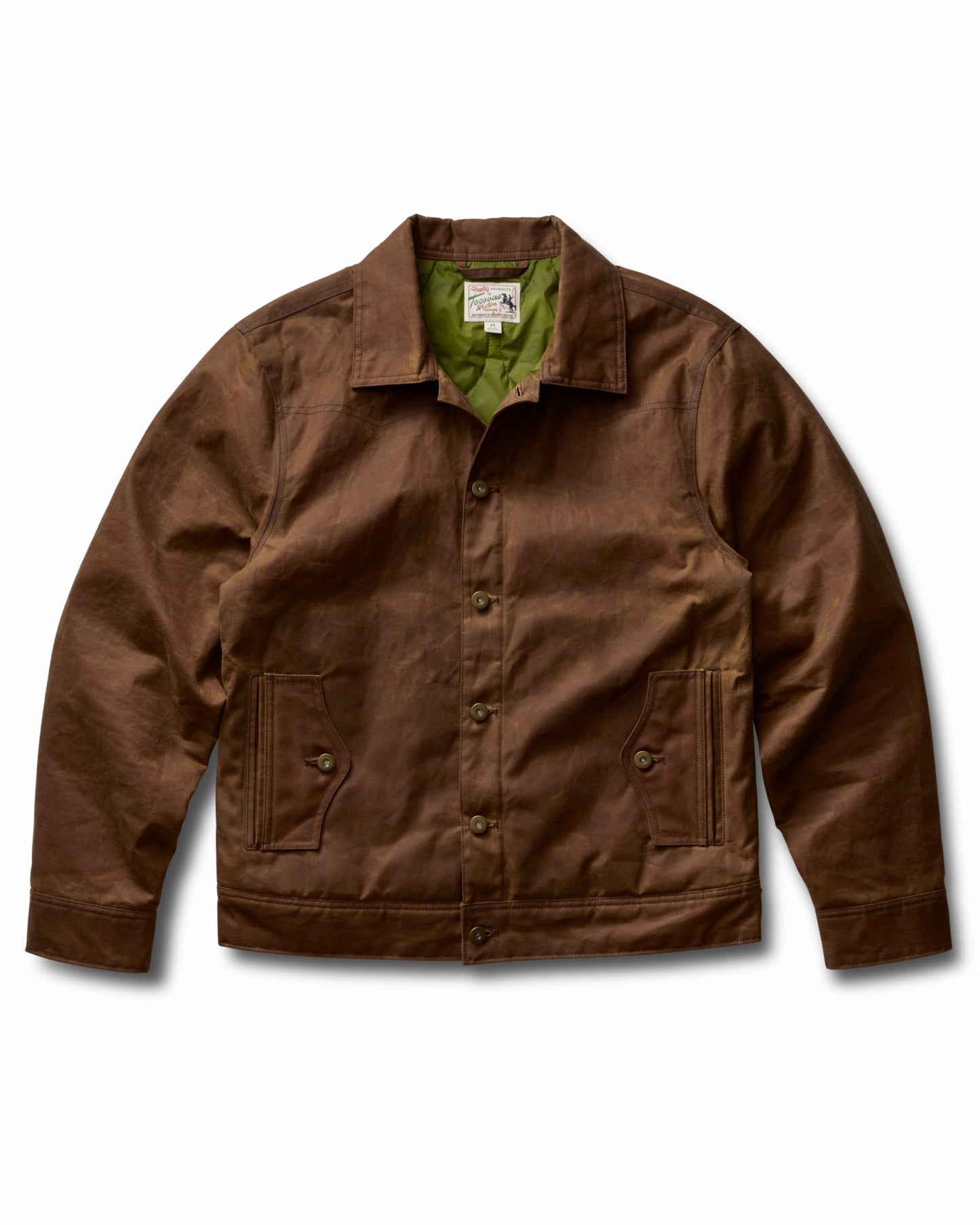 Men's Buckaroo Waxed Canvas Trucker Jacket | Tecovas Men