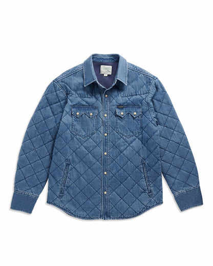 Men's Quilted Denim Shacket | Tecovas Men