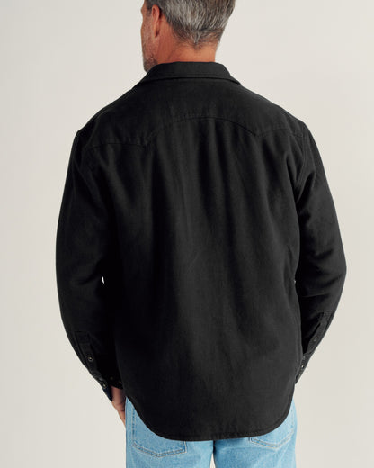 Men's Sawtooth Pearl Snap Shacket | Tecovas Men
