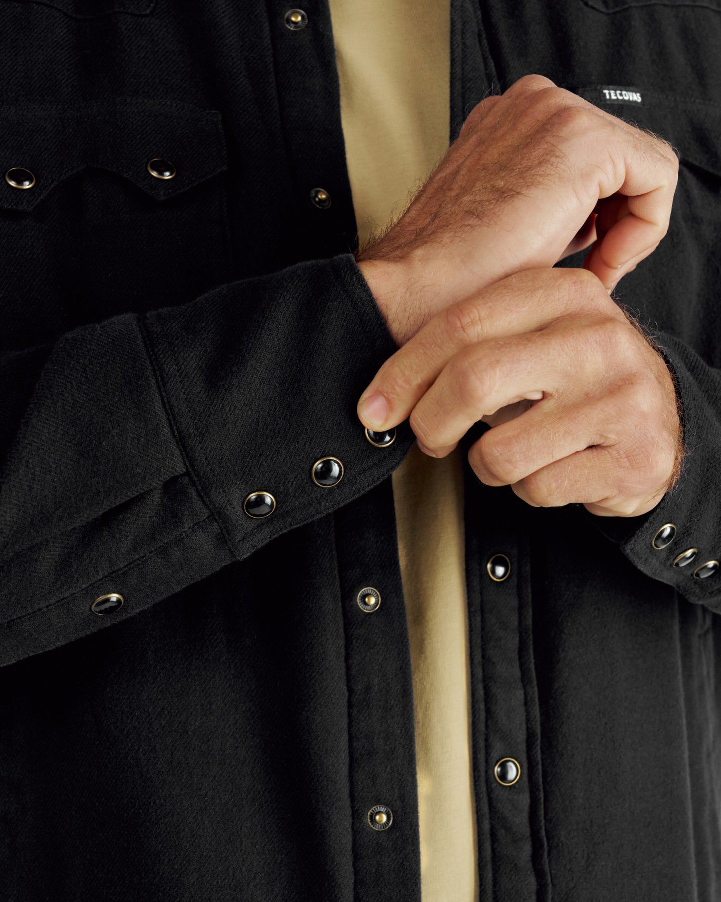 Men's Sawtooth Pearl Snap Shacket | Tecovas Men