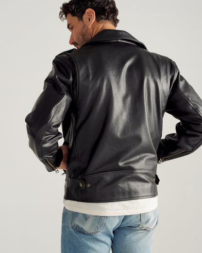 Men's Leather Biker Jacket | Tecovas Men