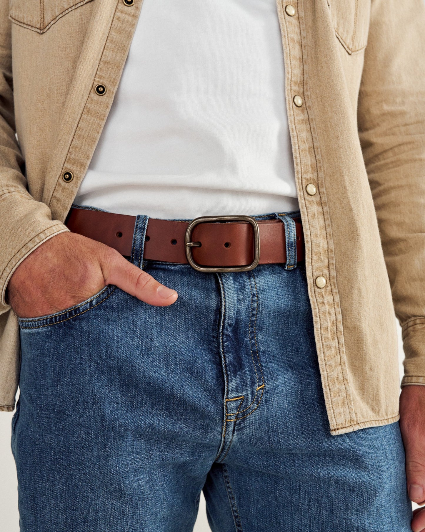 Harness Leather Belt | Tecovas Men
