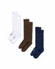 Navy/Brown/White