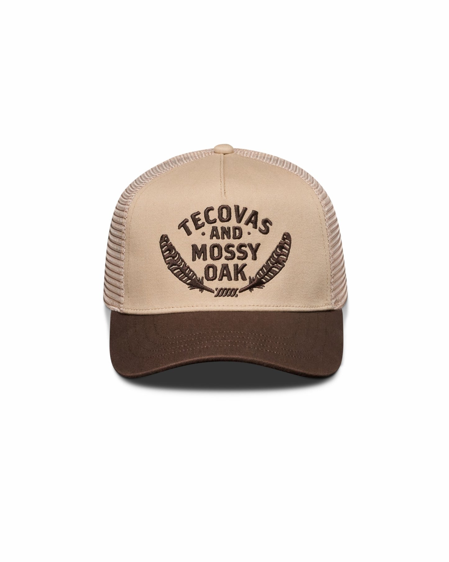 Tecovas x Mossy Oak Feather Logo Trucker | Tecovas Men