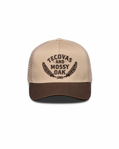 Tecovas x Mossy Oak Feather Logo Trucker | Tecovas Men