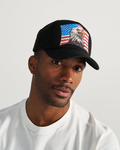 Eagle and Flag Trucker | Tecovas Men|New Arrivals