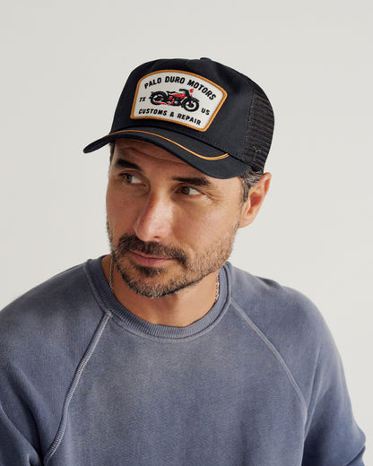 Palo Duro Motors 5 Panel Low Pro Trucker | Tecovas Men