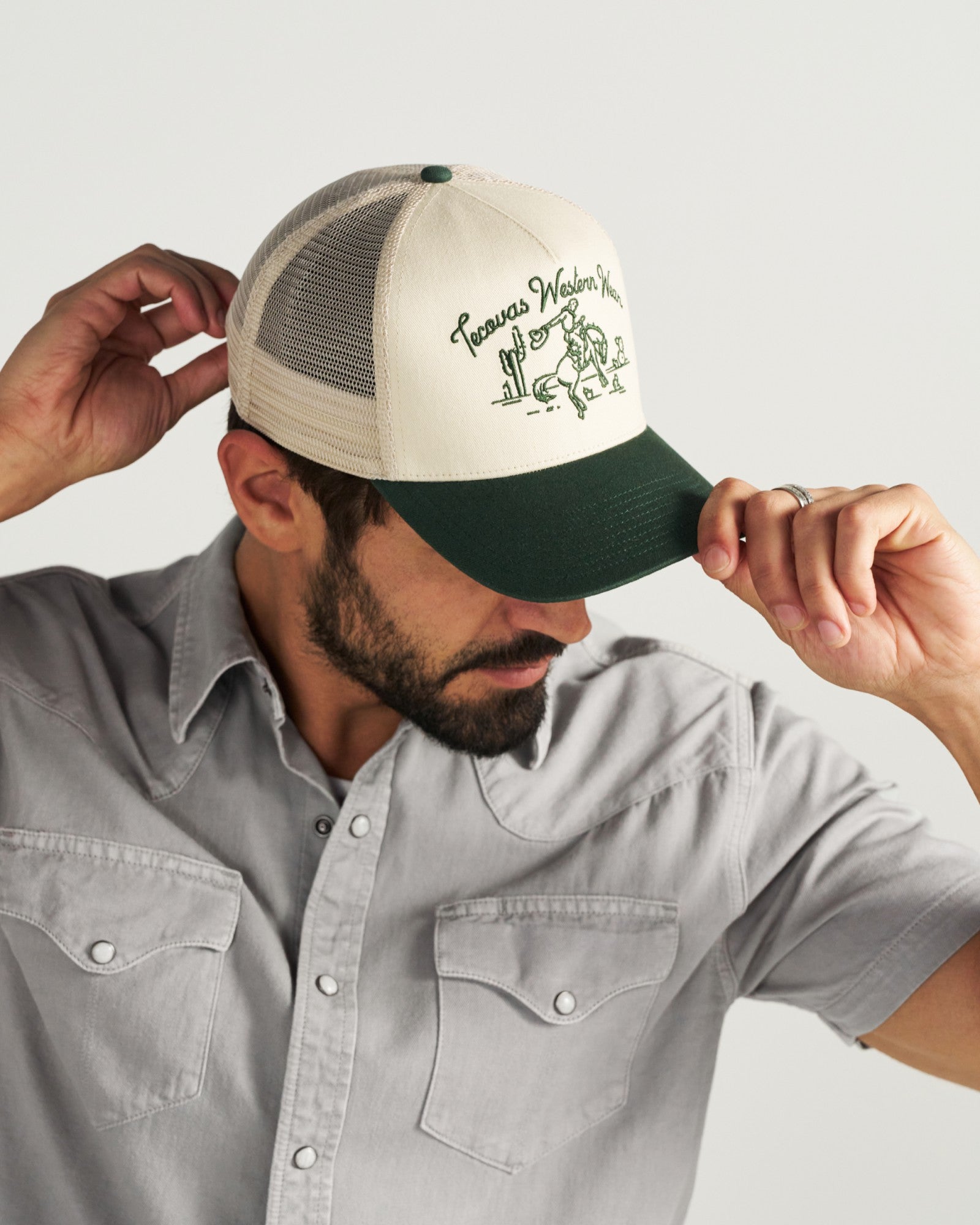 Western Wear Trucker | Tecovas Men