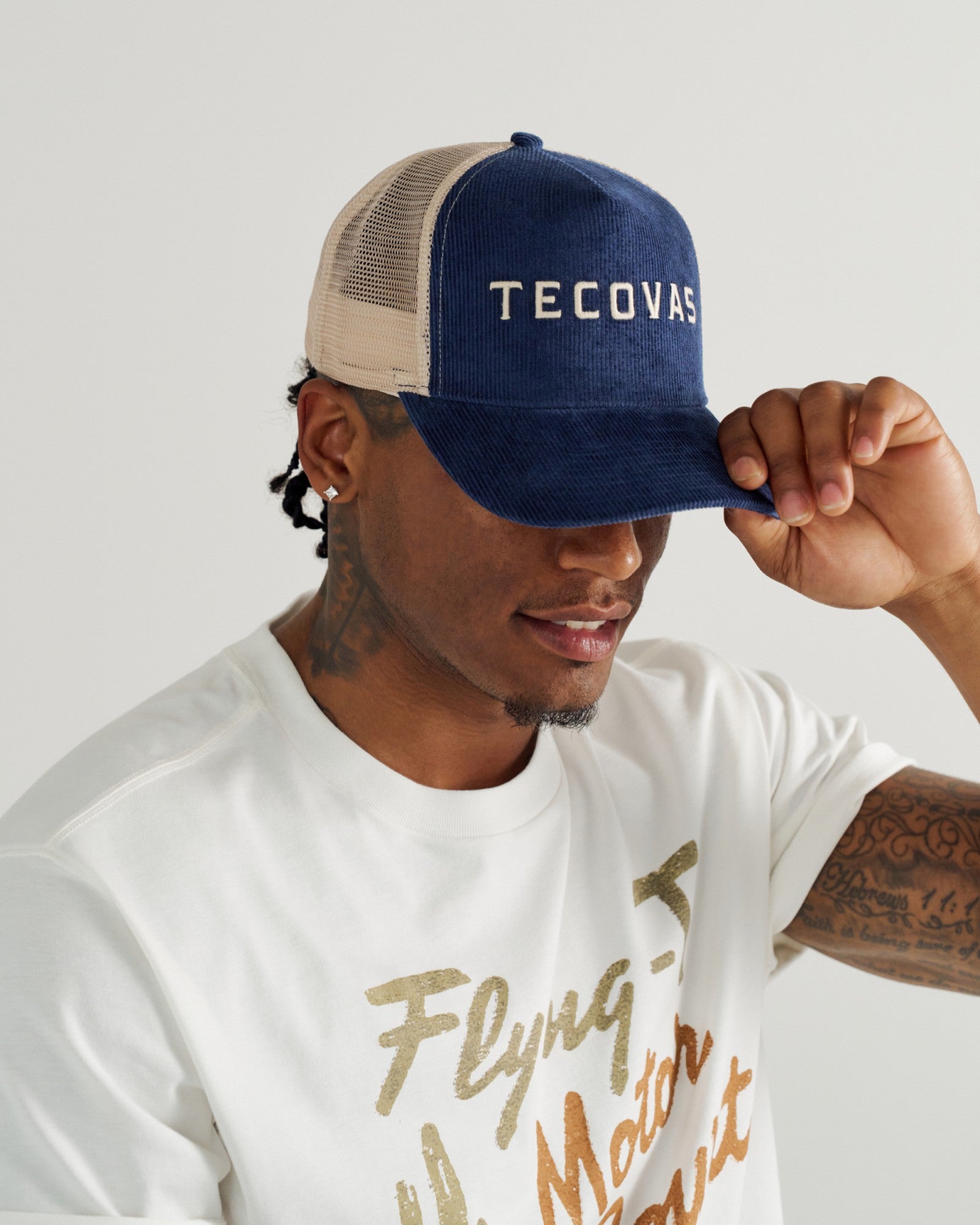 Tecovas Corduroy Five-Panel Mesh Trucker | Tecovas Men