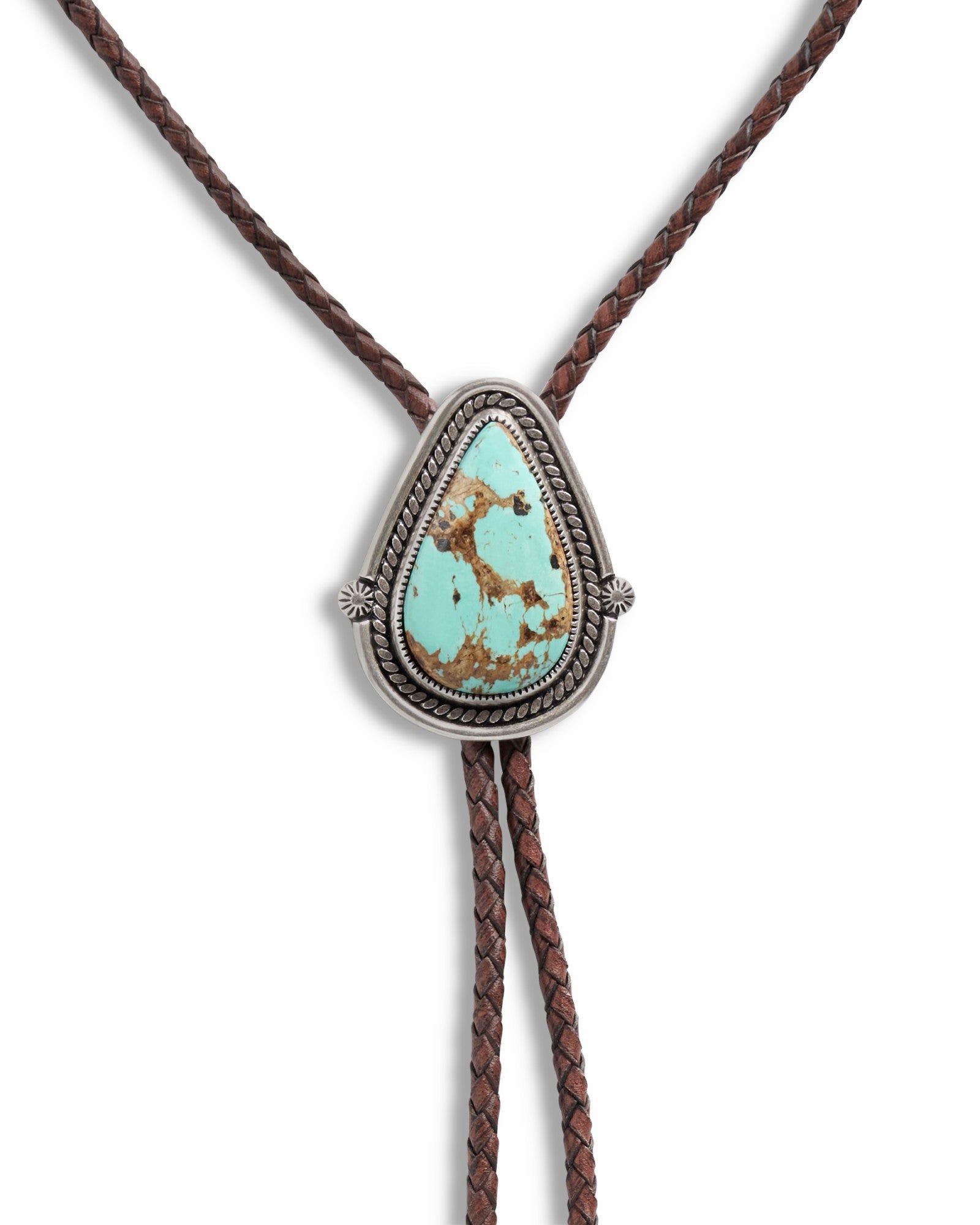 Iron Lamb Turquoise Drop Bolo | Tecovas Men|Women