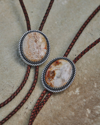 Iron Lamb Fossilized Coral Bolo | Tecovas Men|Women