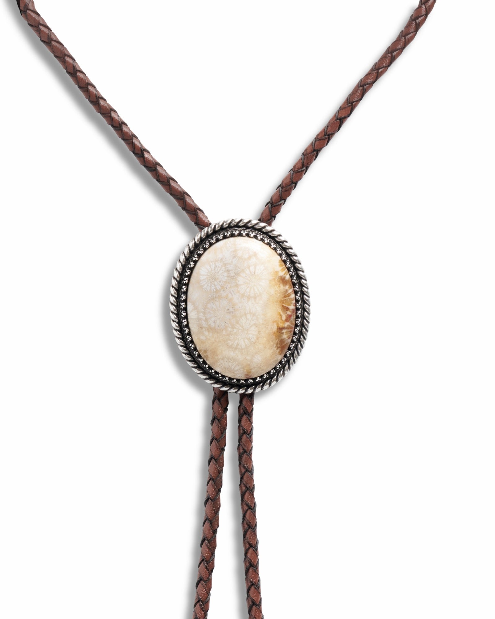 Iron Lamb Fossilized Coral Bolo | Tecovas Men|Women