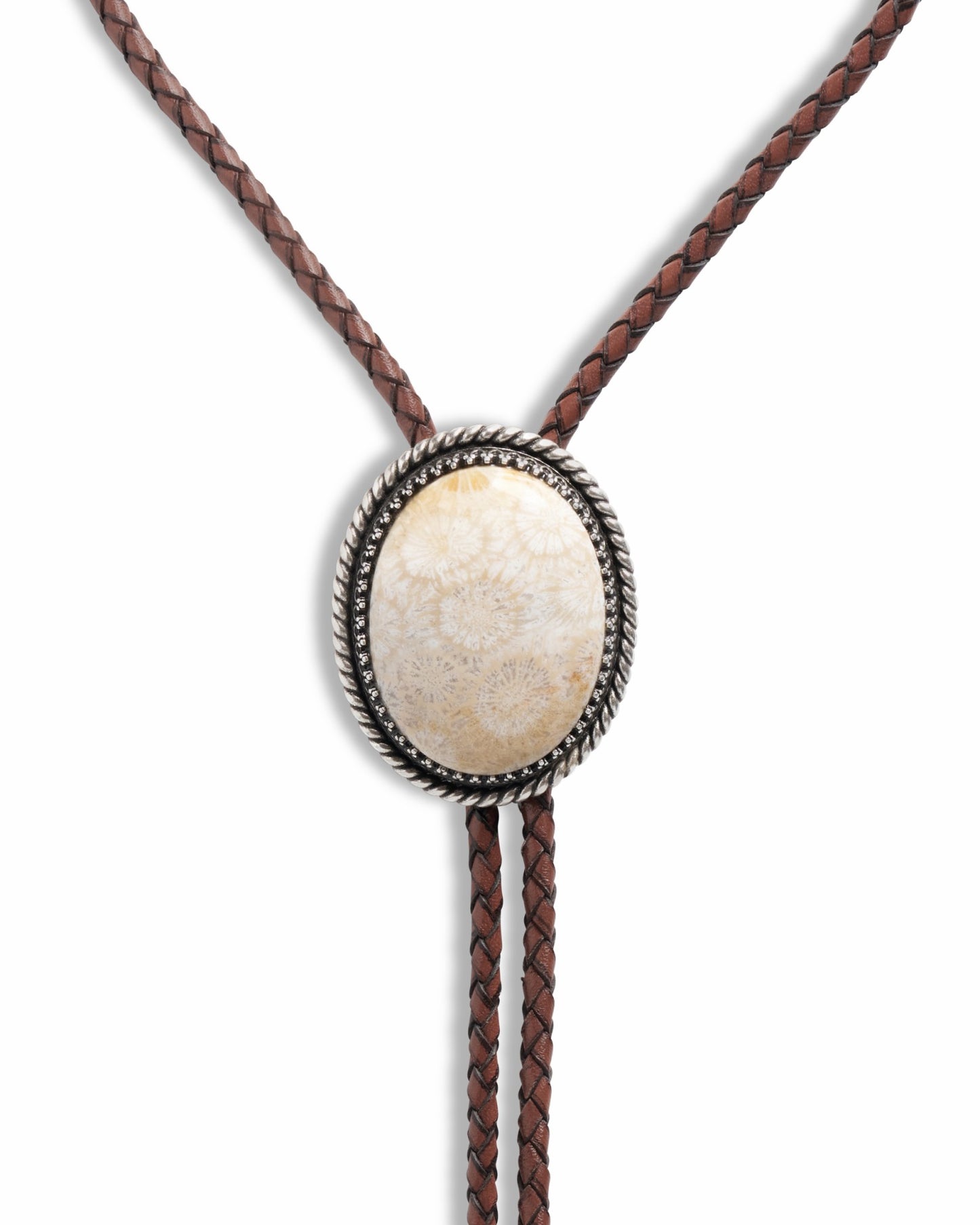 Iron Lamb Fossilized Coral Bolo | Tecovas Men|Women