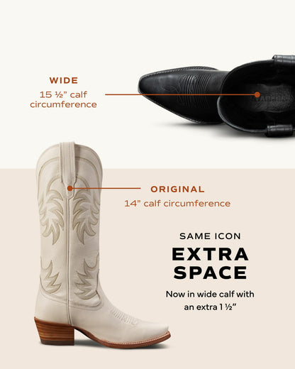 The Annie Wide Calf | Tecovas Women